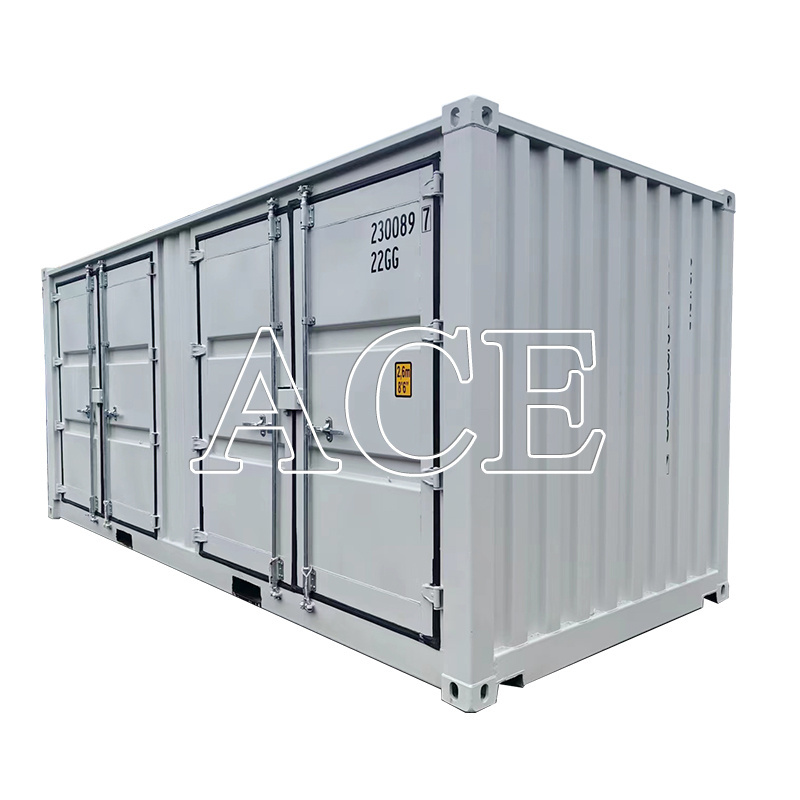 Multi Side Doors Opening 20 Feet Length 20ft 20 foot Open Side Dry Cargo Shipping Container with Side Door Price