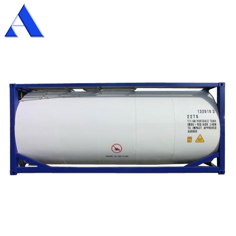 26000L UN IMDG T4 20ft ISO Fuel Tank Container to Transport Diesel and Gasoline