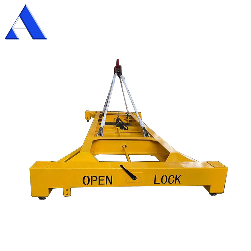 42 Tons Payload Semi-Auto Lifting Beams with Sling 40ft Shipping Container Spreader