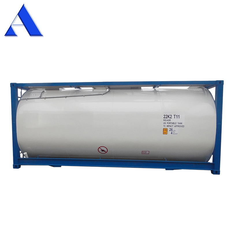 26 CBM 25 CBM UN T11 26000 Liters ISO Tank Container 20ft for sale