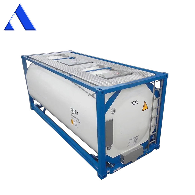 26 CBM 25 CBM UN T11 26000 Liters ISO Tank Container 20ft for sale