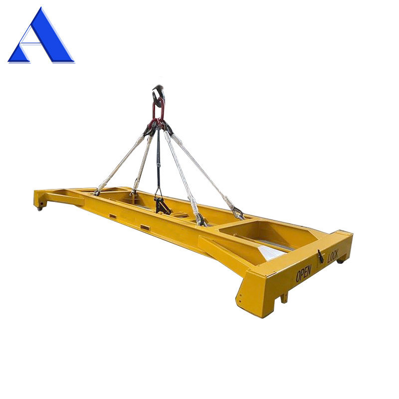 42 Tons Payload Semi-Auto Lifting Beams with Sling 40ft Shipping Container Spreader