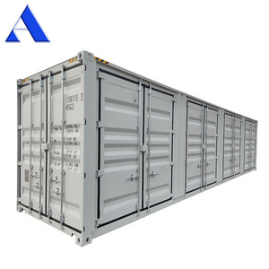 Multi Side Door Open Portable Storage Units 40 foot 40 ft 40ft 4 Door HC Side Opening Shipping Containers