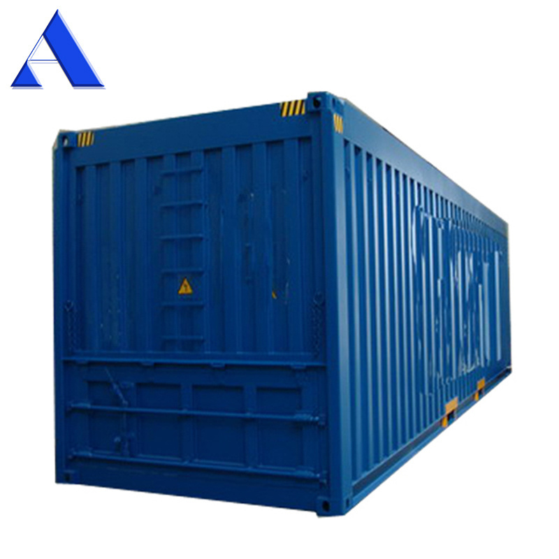 Corten Steel 20ft Dry Bulk Cargo ISO Shipping Container with Discharge Door for Wheat Grain