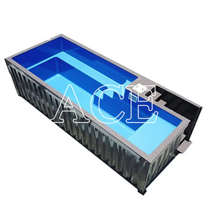 Custom Made Electric Air Heater Outdoor 20ft 20 foot Shipping Container Swimming Pool