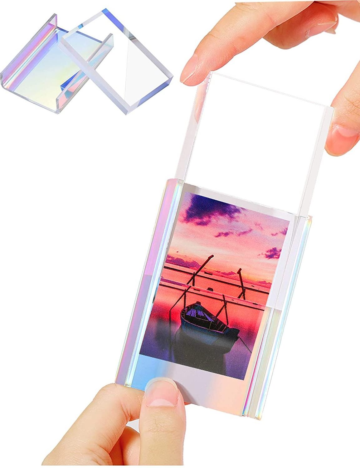 Mini Instant Photo Frames Iridescent Acrylic Picture Frames Mini Photo Frames 2x3