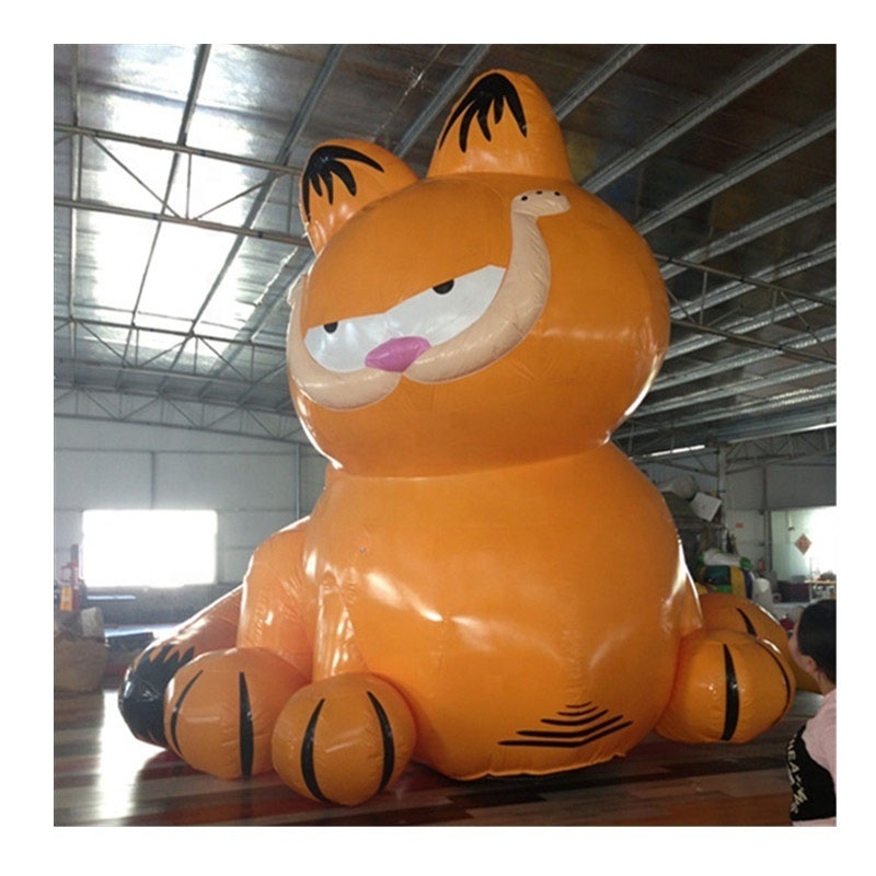 Inflatable Cute Cartoon Character cosplay party costumes blow up Mascot inflatable garfield costume for Adults