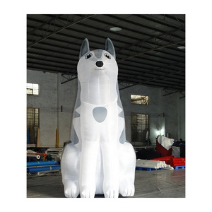 inflatable husky dog model balloon for Christmas decoration event