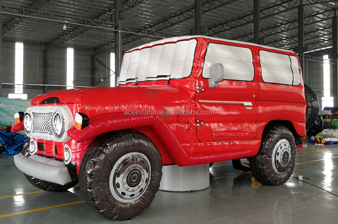 customized giant Inflatable jeep car model balloon replica for Promotion advertising inflatablescar