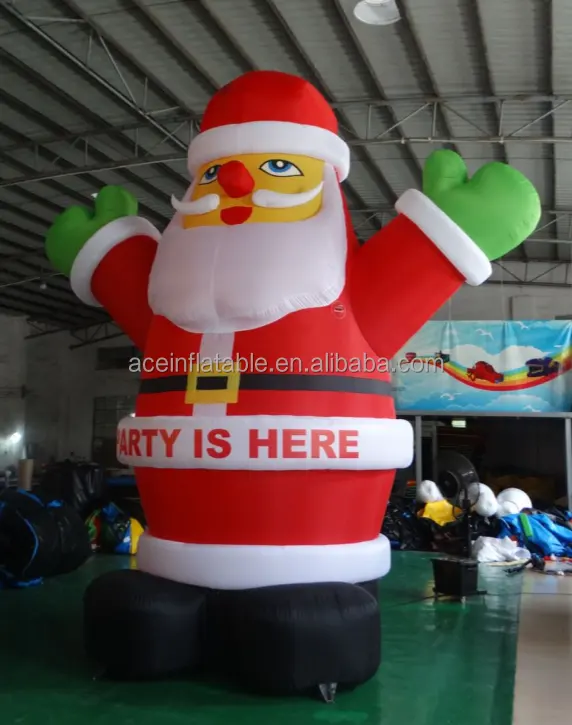 Christmas Xmas advertising inflable navidad decorations holiday globos gigantes inflatable Santa Claus papai noel inflavel