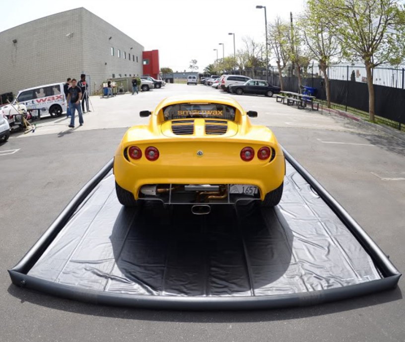 Commercial Customized Water Collector Containment Mat Pvc Portable Inflatable Car Wash Mats