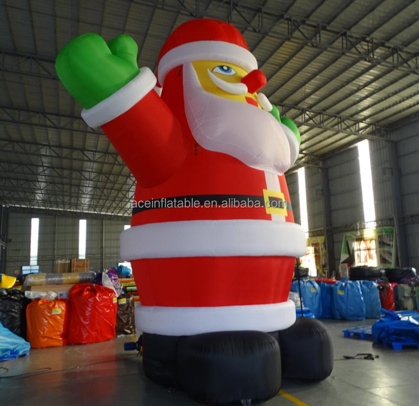 Xmas advertising muneco inflable de navidad decorations inflatable holiday Christmas inflatable Santa Claus model balloon