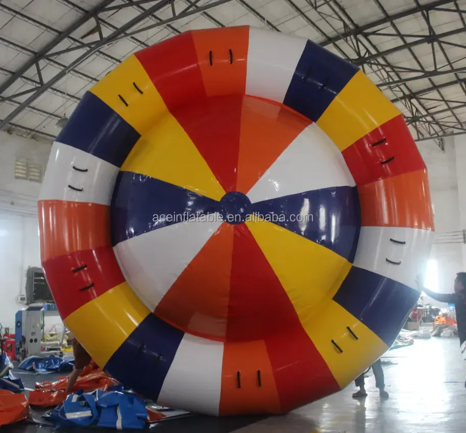 Water Play Equipment Water Sport game inflatable flying inflatable crazy ufo Inflatable Disco boat spinning towable tube