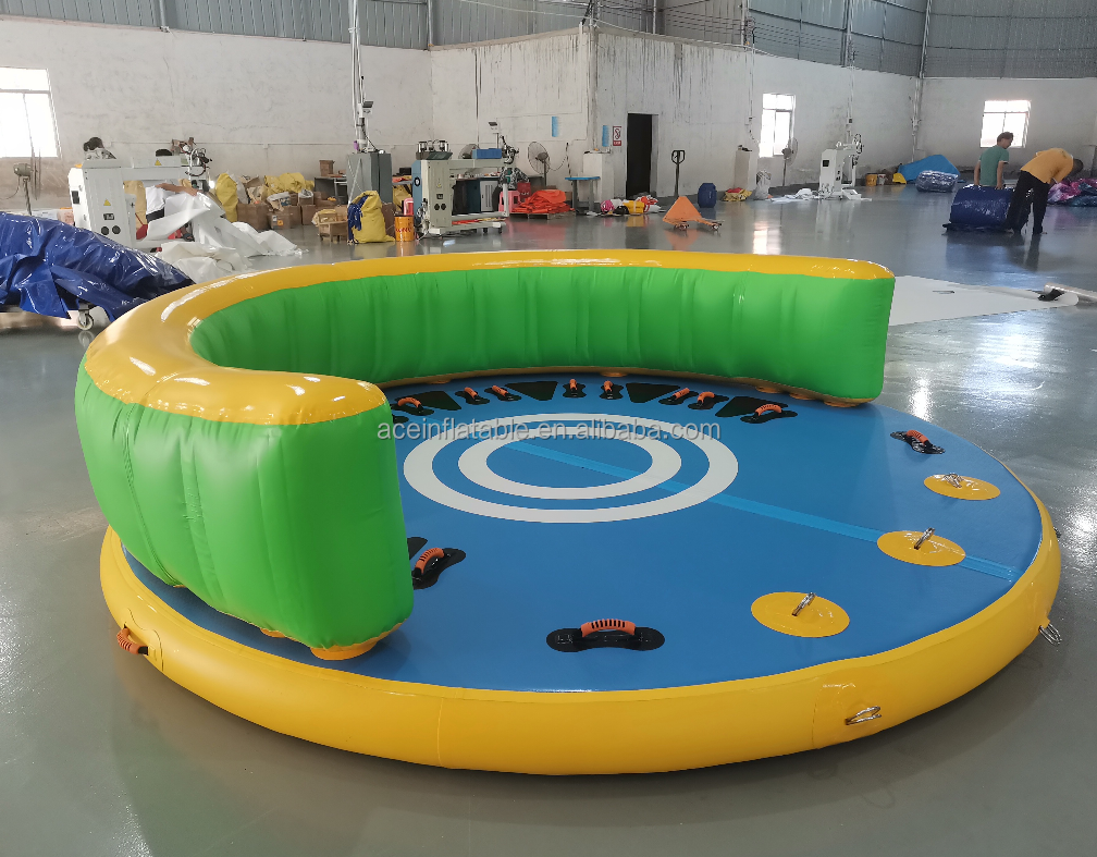 8 Persons water sport toy Inflatable Aqua Speed Flying Boat ski tube Crazy UFO Sofa Inflatable towable boat