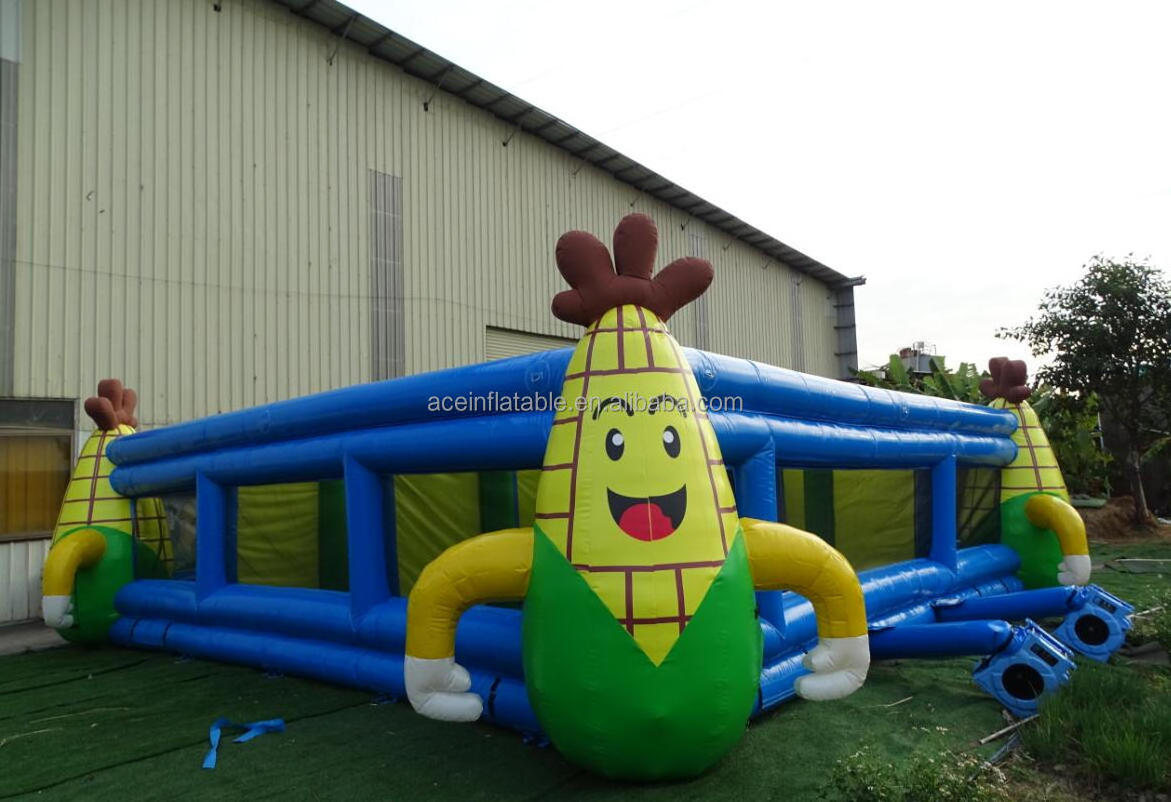 corn kids and adult Inflatable labyrinth Team Building Games Outdoor Sport Inflatable Arena Maze inflatable laser tag arena