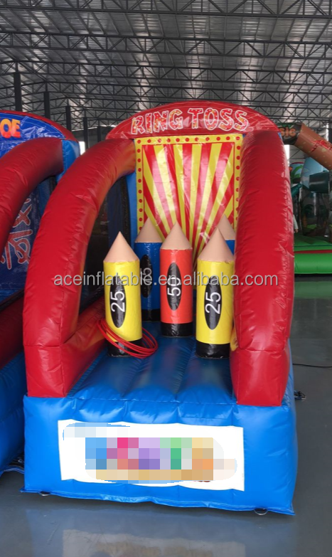 HOT sale customized Interactive ring toss tic tac toe magic ball shuffle balls game inflatable carnival games for sale