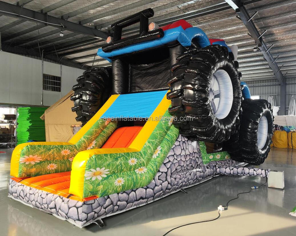 Outdoor Inflatable bounce House For Kids Party Jump Bouncing And Slide monster truck Combo Inflatable Bouncy jumping Castle