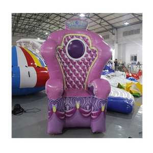 air tight inflatable throne chair for sale inflatable princess throne chair for kids birthday party