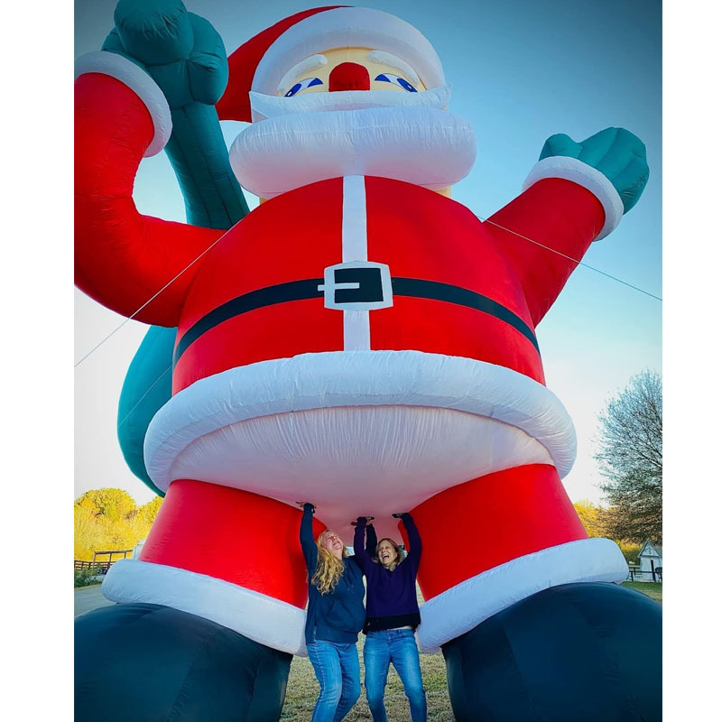 20ft giant Christmas inflatable Santa Claus for Xmas advertising inflables de navidad