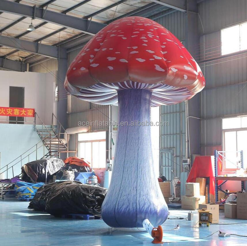 whole sale festival giant led inflatable mushroom decoration for event