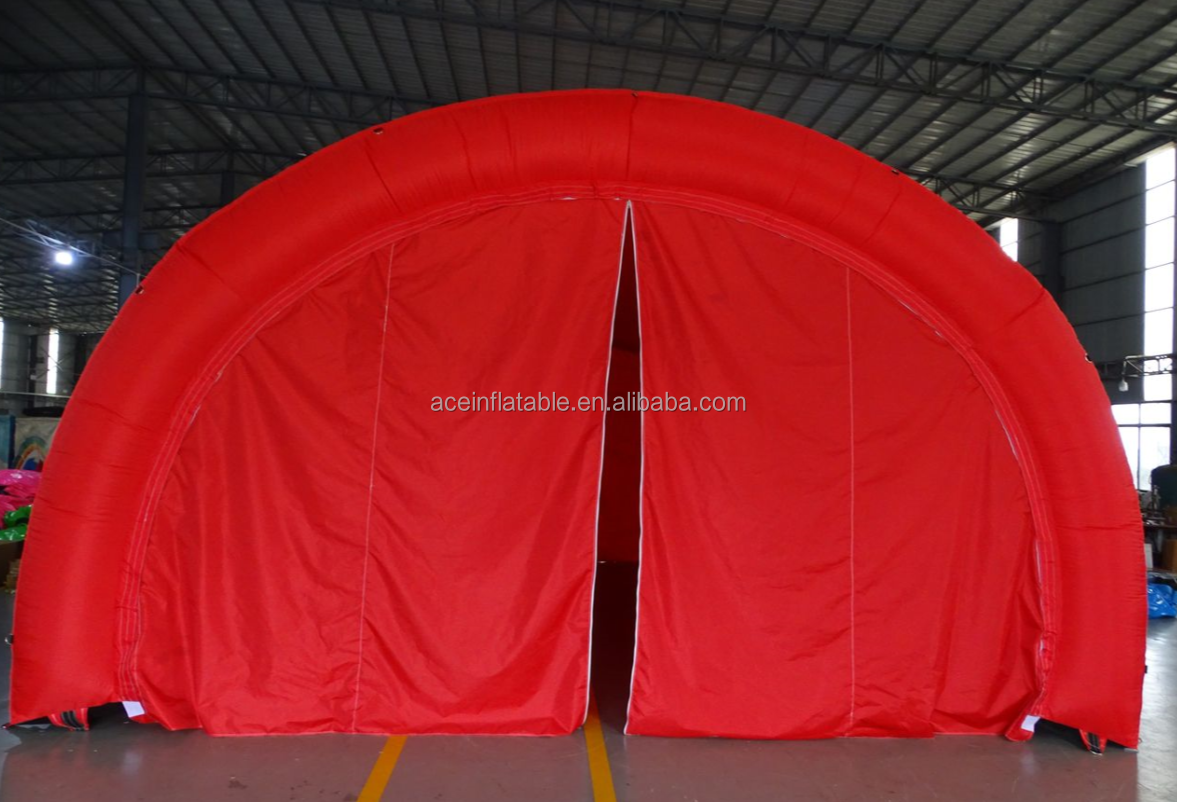 Customized portable car cover repair workshop wash shelter inflatable car garage tent