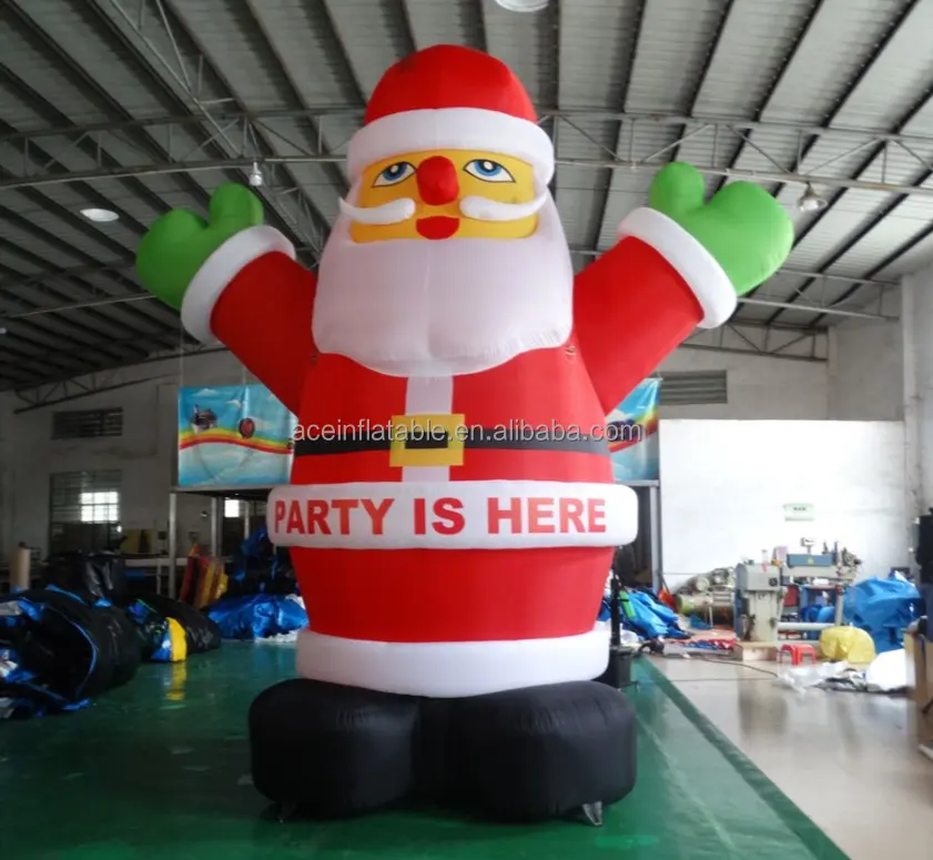 Christmas Xmas advertising inflable navidad decorations holiday globos gigantes inflatable Santa Claus papai noel inflavel