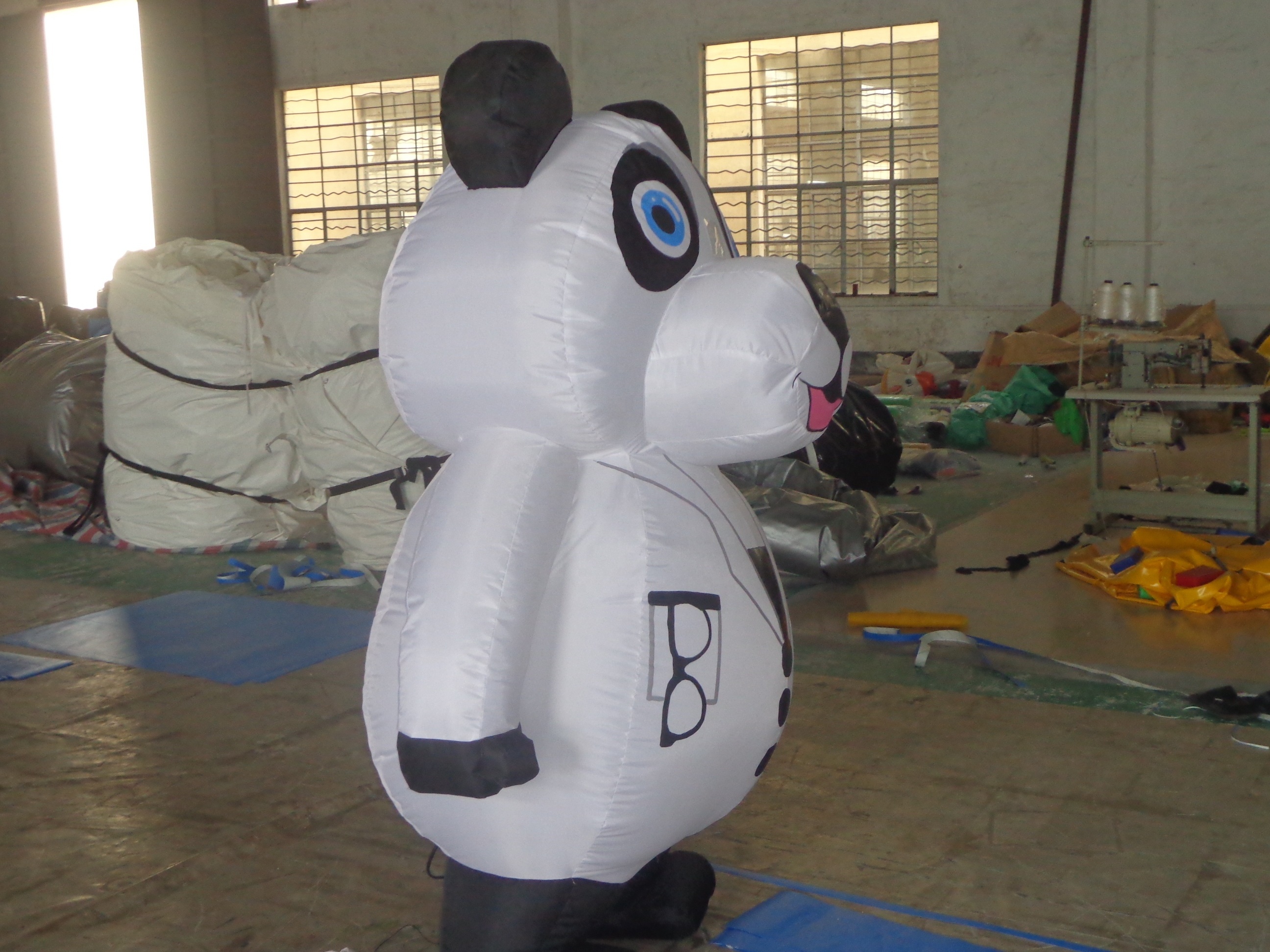 Customized inflatable Panda walking cartoon Inflatable walking  costume for sale