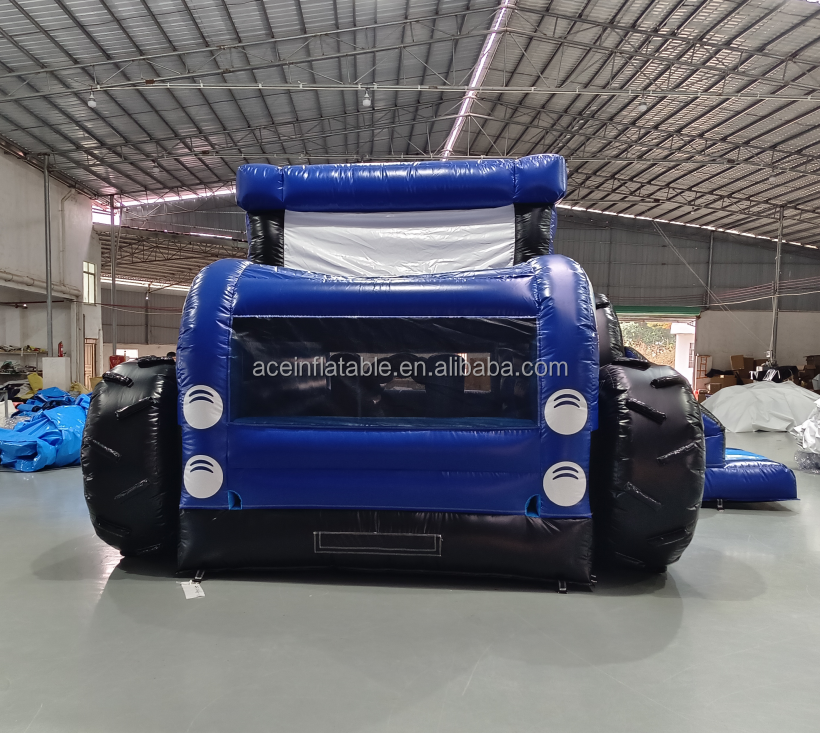 commercial party rental equipment inflatable bouncer bounce house for kids slide combo tractor inflatable bouncy jumping castle