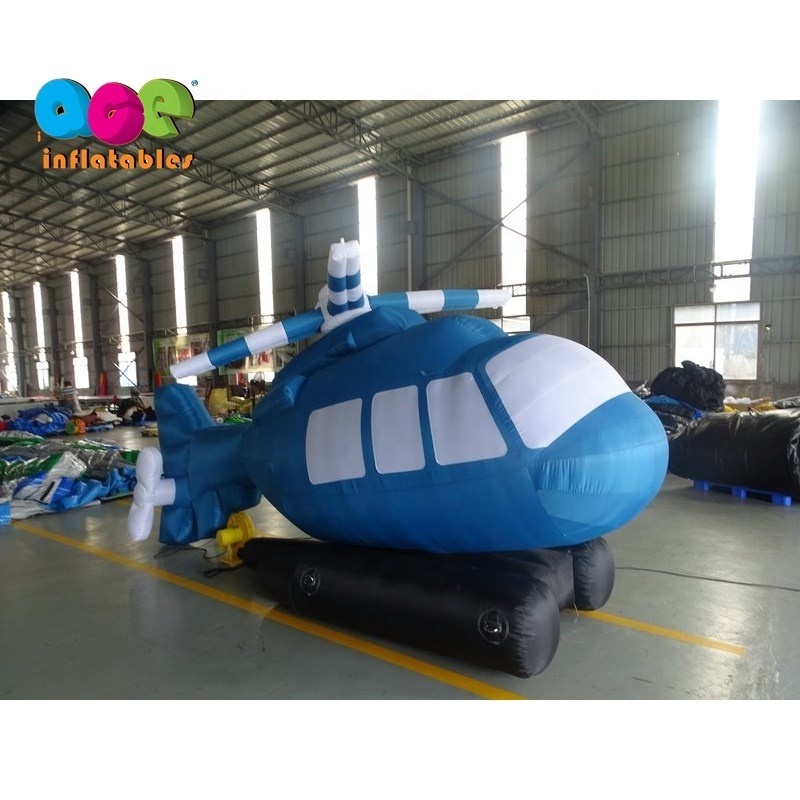 Customized Giant inflatable airplane model advertising Inflatable helicopter balloon planes helicopters aircraft aeroplane