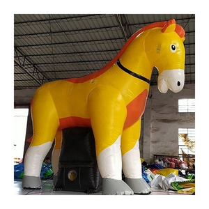 Outdoor Decorative Giant Customized Strong inflatable horse for Horse Store Advertising