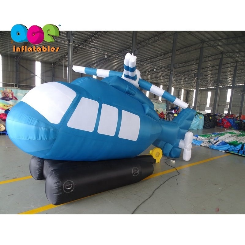 Customized Giant inflatable airplane model advertising Inflatable helicopter balloon planes helicopters aircraft aeroplane