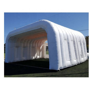 commercial white inflatable wedding garage tent for event courtyard inflatable tunnel tent carpa inflable