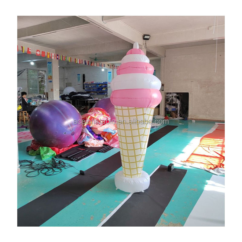 Giant Advertising Decoration promotion customized blow up inflatable model balloon Inflatable Ice Cream Cone