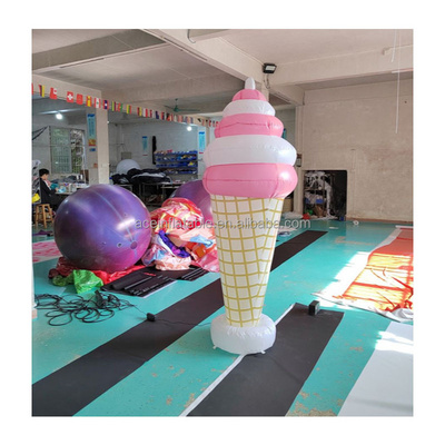 Giant Advertising Decoration promotion customized blow up inflatable model balloon Inflatable Ice Cream Cone