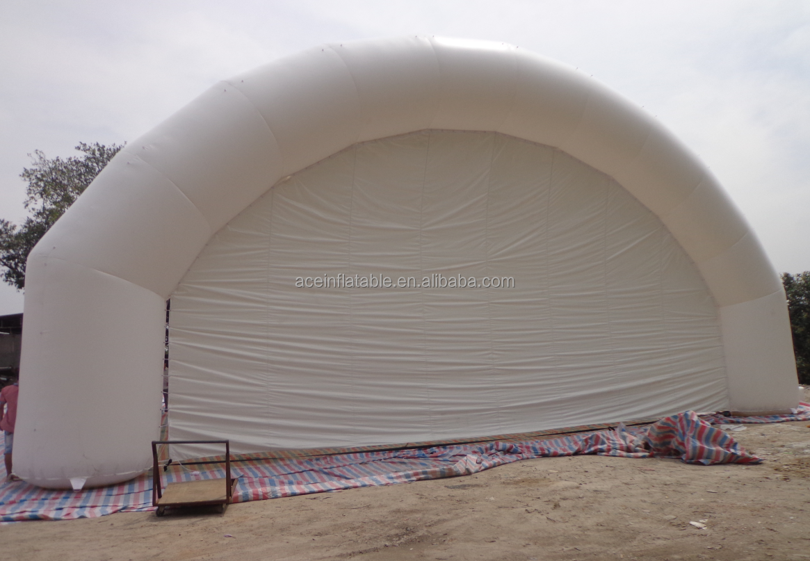 custom huge outdoor inflatable arch tent large event tent inflatable air tent building for aircraft hangar air car shelter