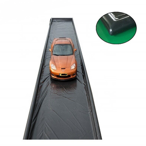 Commercial Customized Water Collector Containment Mat Pvc Portable Inflatable Car Wash Mats