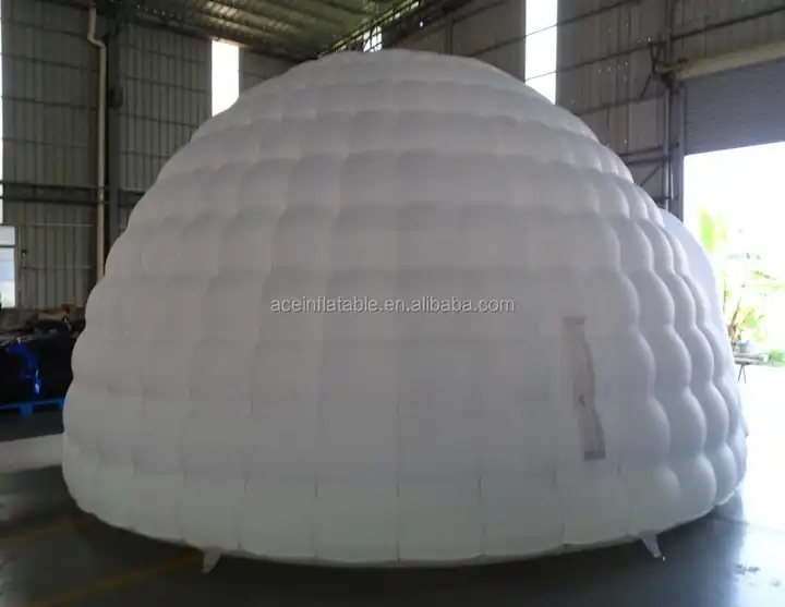 large advertising white black led light giant inflatable dome tent for wedding party event blow up house inflatable igloo