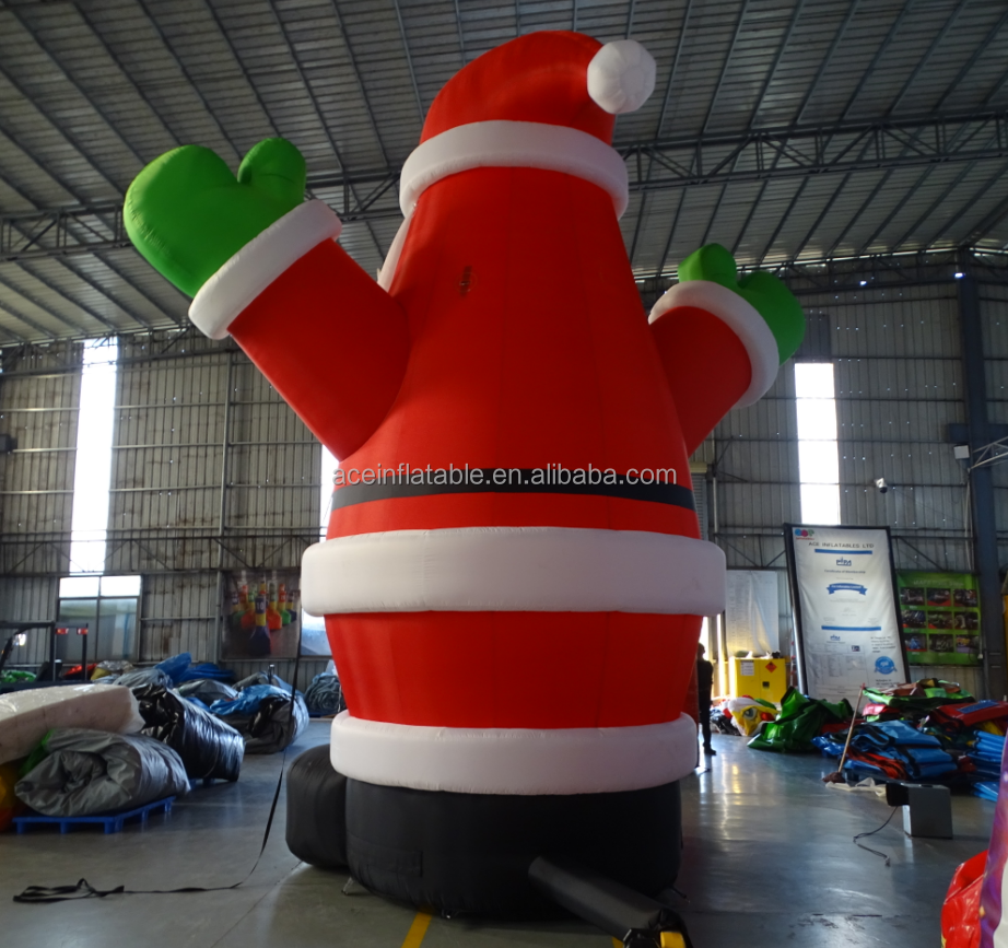 Xmas advertising muneco inflable de navidad decorations inflatable holiday Christmas inflatable Santa Claus model balloon