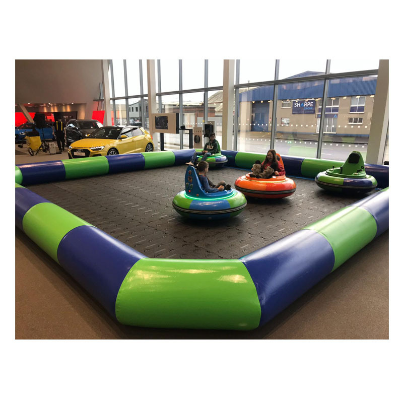 customized indoor outdoor commercial bumper car arena for kids bumper car inflatable race track