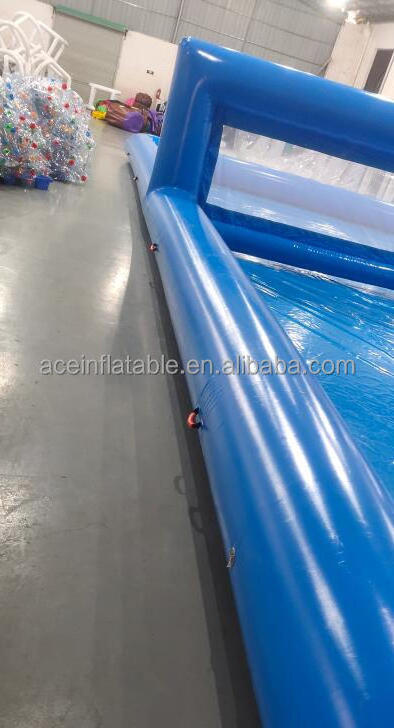 customized water inflatable beach game floating inflatable volleyball field inflatable volleyball court