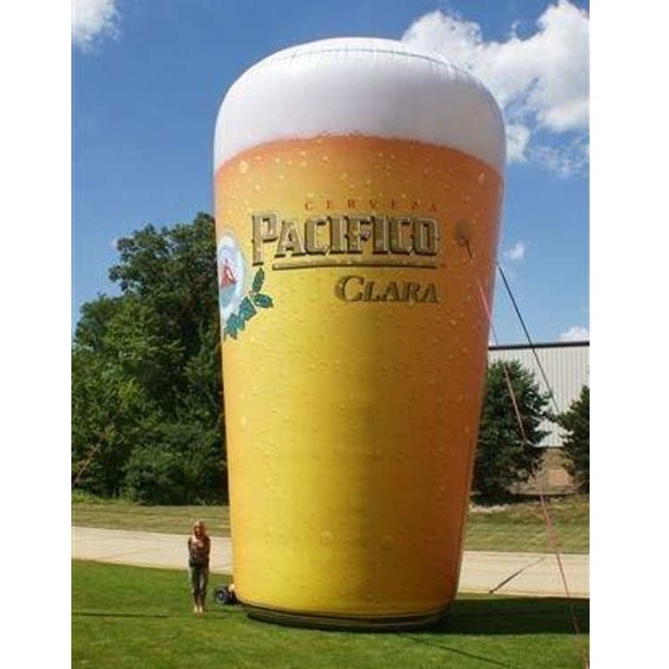 Giant customized Inflatable beer cup balloon for advertising