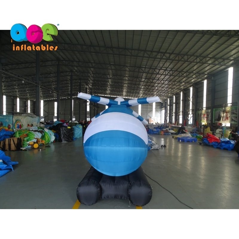 Customized Giant inflatable airplane model advertising Inflatable helicopter balloon planes helicopters aircraft aeroplane