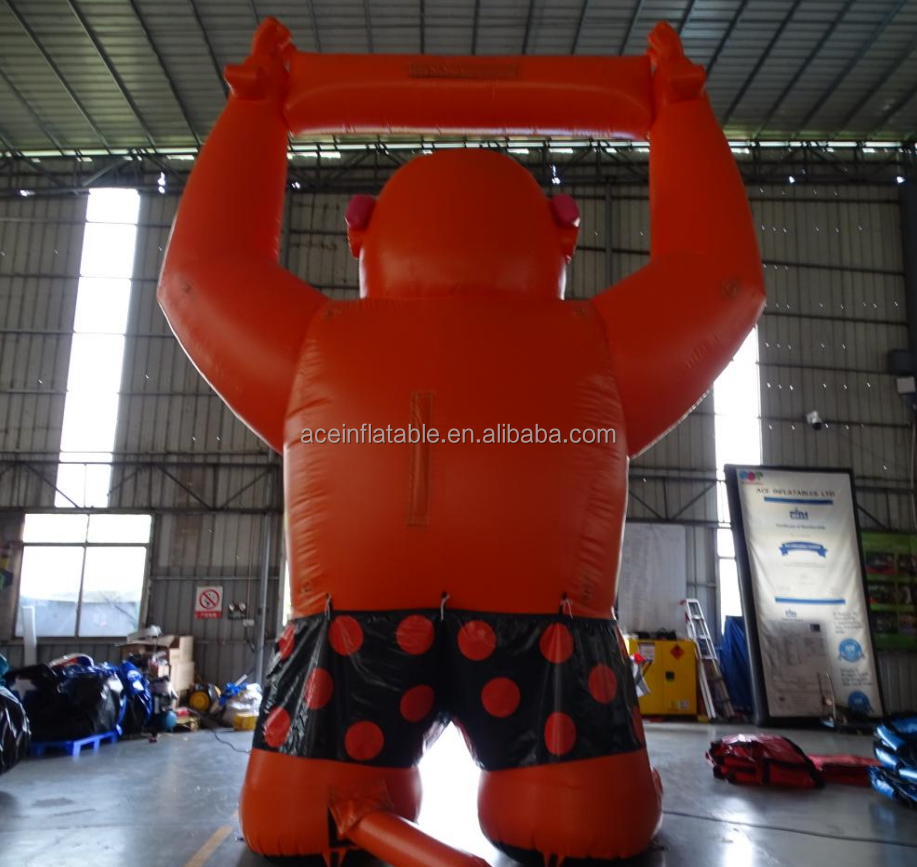 promotional giant outdoor advertising Inflatable Cartoon inflatable animal Monkey Mascot model balloon inflatable gorilla