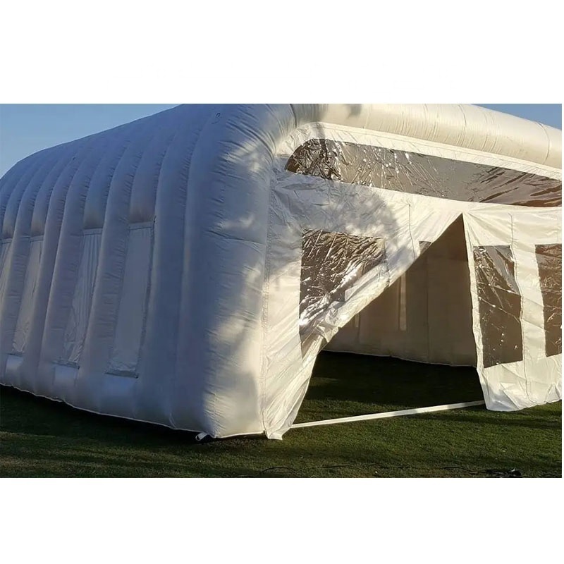 commercial white inflatable wedding garage tent for event courtyard inflatable tunnel tent carpa inflable