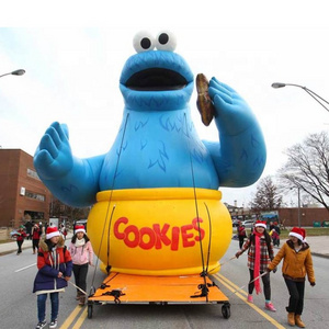 customized Inflatable Cookie Monster Cartoon Character Parade Balloon for sale