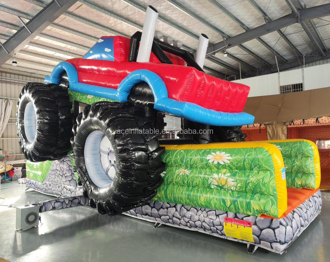 Outdoor Inflatable bounce House For Kids Party Jump Bouncing And Slide monster truck Combo Inflatable Bouncy jumping Castle