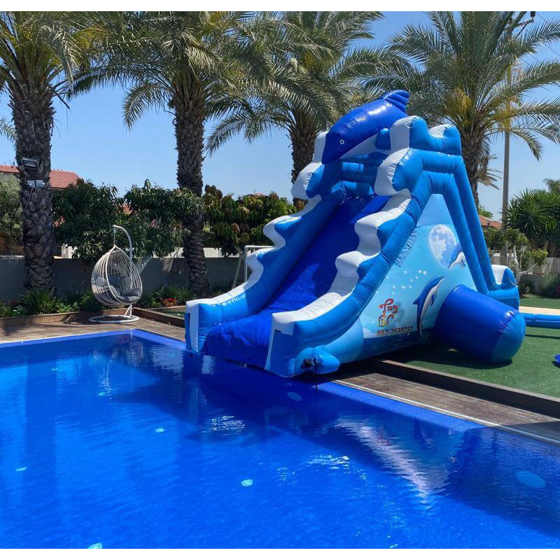 Commercial customized inflatable pool slides for in ground pools inflatable mini slide for pool