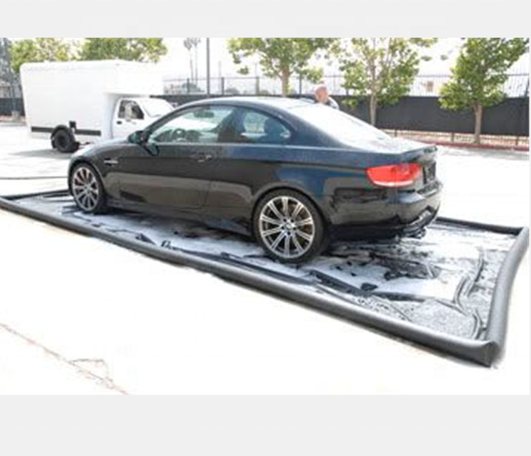 Commercial Customized Water Collector Containment Mat Pvc Portable Inflatable Car Wash Mats