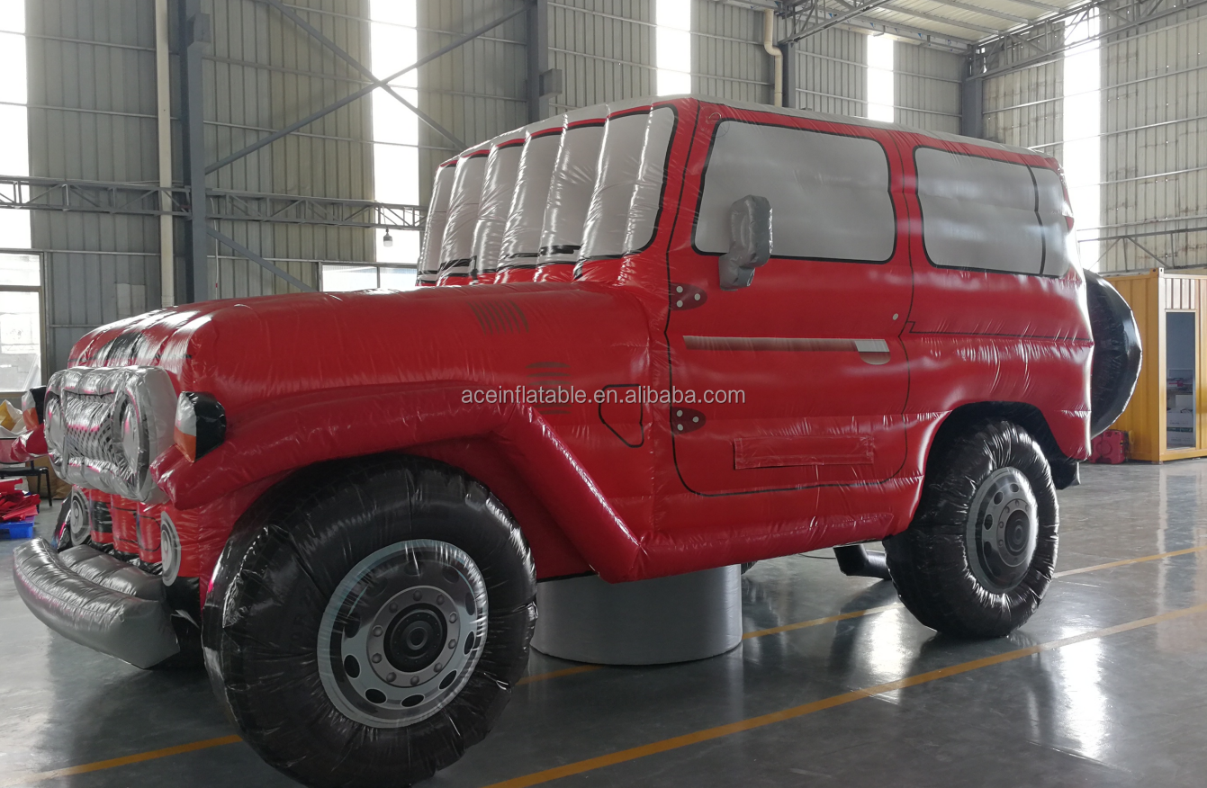 customized giant Inflatable jeep car model balloon replica for Promotion advertising inflatablescar