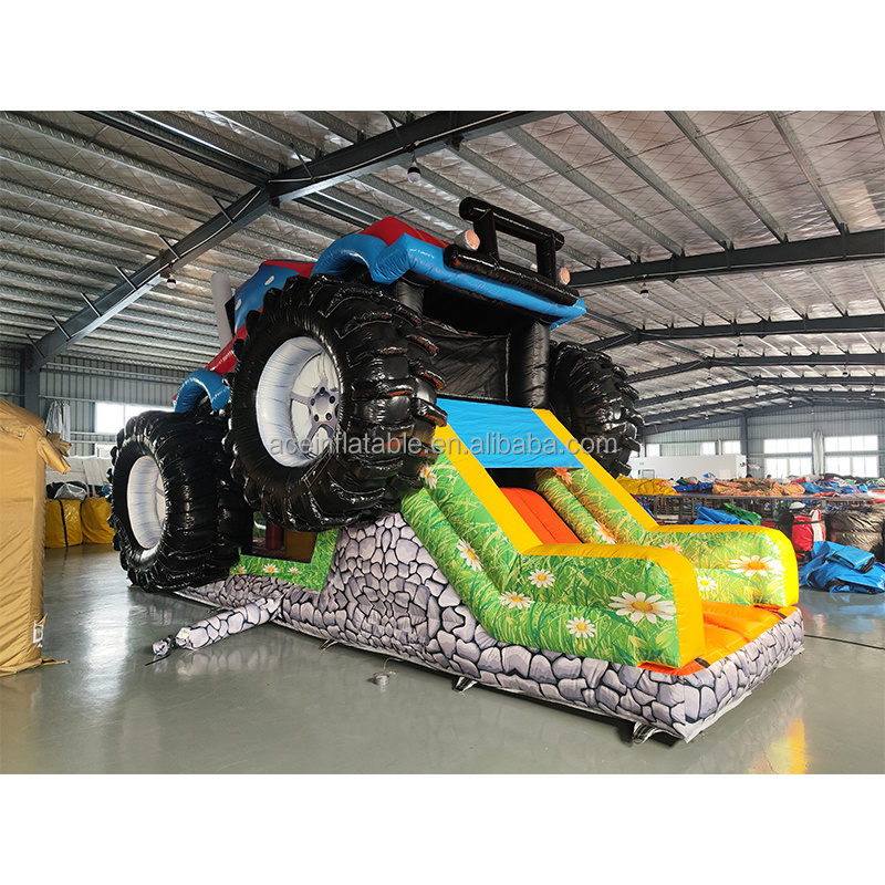 Outdoor Inflatable bounce House For Kids Party Jump Bouncing And Slide monster truck Combo Inflatable Bouncy jumping Castle